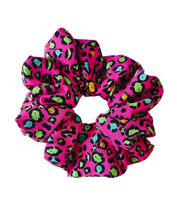 Scrunchie do włosów, gumka do włosów z wiskozy Panterka candy MAXI PLUS, Capillum