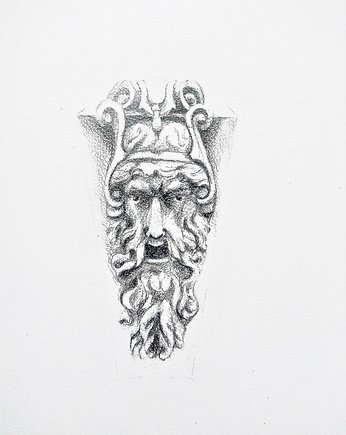 Akwarela Maszkaron, Wiktoria Borys Art