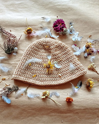 Camelowy BUCKET HAT, Slow Design Studio