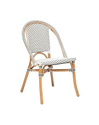 Krzesło Drewniane Krzesło Rattanowe Paris White, MIA home