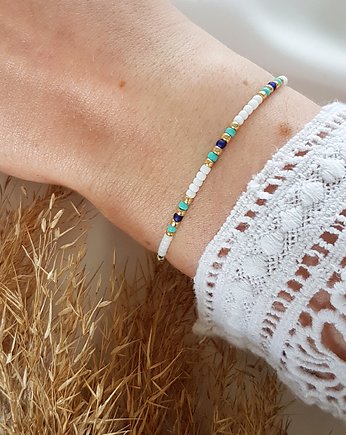 bransoletka z drobnych koralików, LEI handmade 