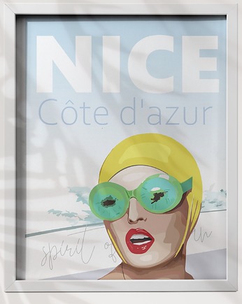 Plakat Wakacje w Nicei, Project 8