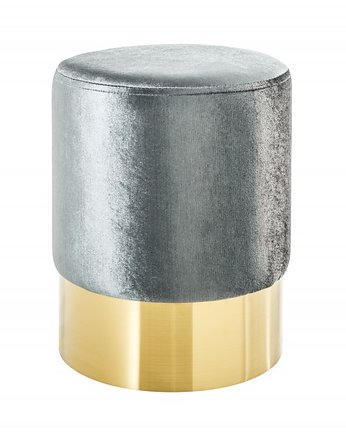 Pufa siedzisko Modern Barock srebrny złoty 35cm, OSOBY - Prezent dla kolegi