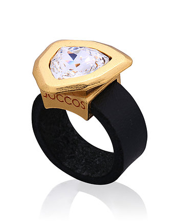 Pierścionek Cameron Crystal Ring in Gold, Joccos Design