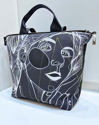 Art MIMA bag SHORT & Marcina Painty print, MIMAbags