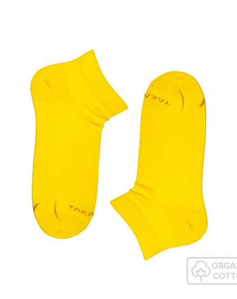 Żółte stopki z bawełny organicznej 41-45, OKAZJE - Prezenty na 18 dla chłopaka