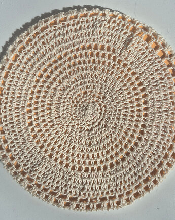 Unikatowy , letni beret bawełniany., Ula Raclawska