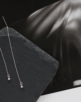 Long Threader Earrings, Le Boho Bleu