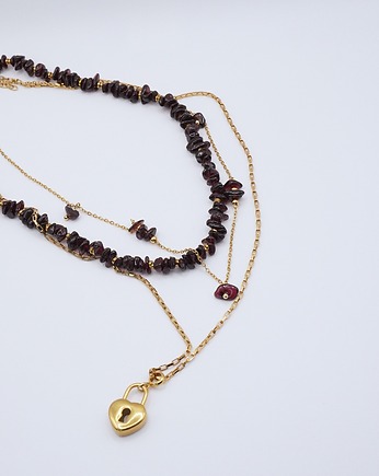 Naszyjnik Złoty Granat, Unique