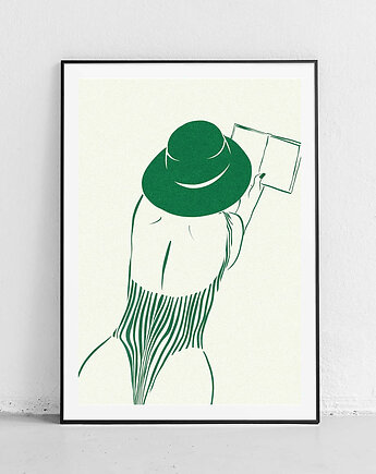 Plakat Czas Relaksu z Książk, Harvest Maison