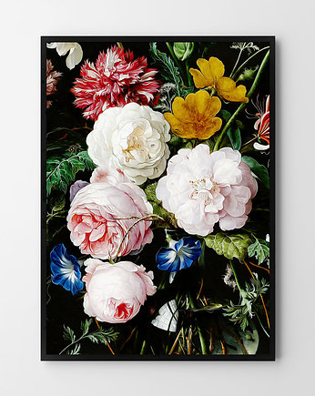 Plakat Kwiaty w bliskim kadrze Black flowers, HOG STUDIO