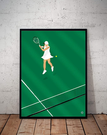 Plakat Tennis IV  Queen of grass, kordecka art