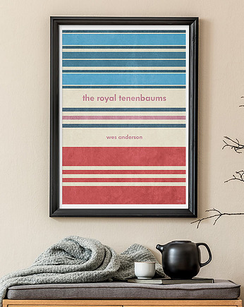 Plakat The Royal Tenenbaums - Genialny Klan, minimalmill