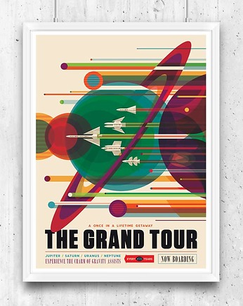 The Grand Tour - vintage plakat, minimalmill