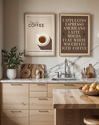 Zestaw plakatów - Kawa  2części (set260), raspberryEM