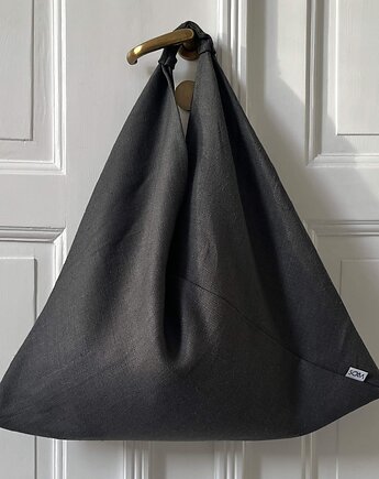 Lniana torba ORIGAMI GRAY, SOBA