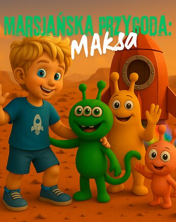 "Marsjańska Przygoda" książeczka personalizowana, Nasza Bajeczka
