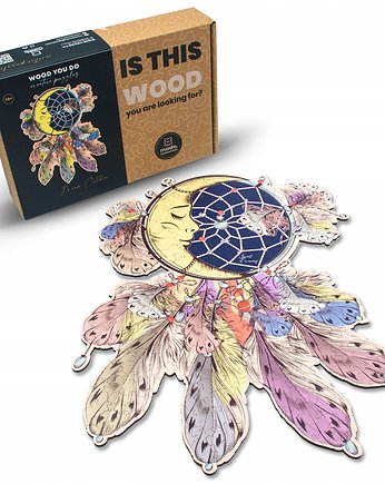 Puzzle drewniane ŁAPACZ SNÓW Dreamcatcher A3, Wood You Do kreatywne puzzle