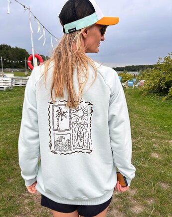 Buza - Summer, niebieska, Bluza w Podróży