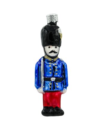 Bombka choinkowa: Królewski strażnik: niebieski, Syn Bombkarza