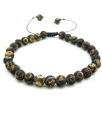 Agat tybetański etniczna bransoletka, galeria nuit