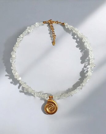 Kryształ górski- naszyjnik, kaktusia