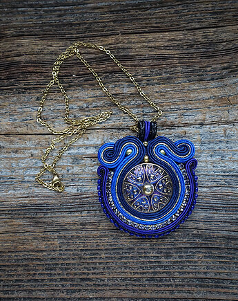 Simone- wisior soutache, Mró Soutache