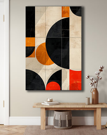 Geometria natury - Obraz na płótnie - Druk Blejtrama, Minimalizm, Loft #77, Black Sapphire Art
