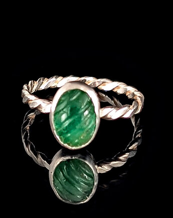 Pierścionek oryginalny szmaragd, Pracownia Neores