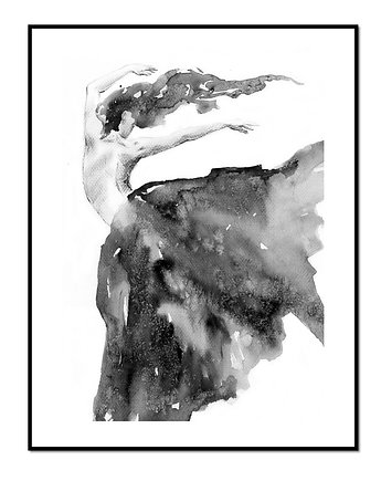 Dancer, plakat autorski kobieta taniec, Galeriai