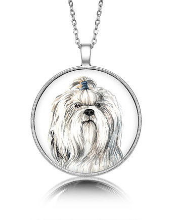 Medalion okrągły SHIH TZU rasowy pies, laluv