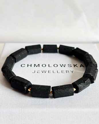 Bransoletka męska Turmalin Surowy, Chmolowska Jewellery