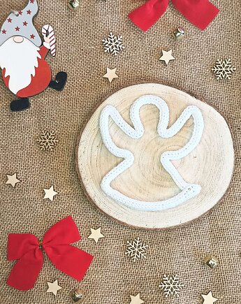 Bombka na choinkę - Aniołek, Włóczkopis