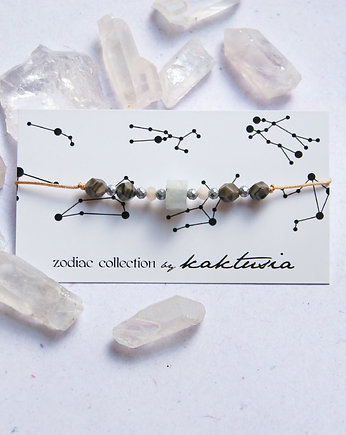 WAGA - zodiac collection - akwamaryn, jaspis, kaktusia