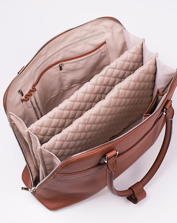 Torba na laptopa DIAMOND COUTURE COGNAC, Socha