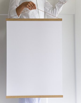 Wieszak dębowy na plakat 51 cm, Follygraph