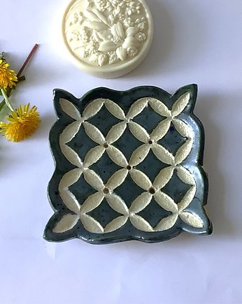 Mydelniczka  ceramiczna ręcznie robiona, Ceramystiq