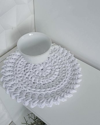 Podkładka okrągła boho ze sznurka 26cm, MISZ MASZ Dorota Tyszko
