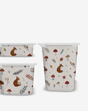 Naklejki na Trofast leśne Ikea grzybki  naklejki, Makatka i kropka