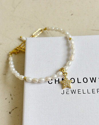 Bransoletka Perły naturalne Gwiazdka, Chmolowska Jewellery