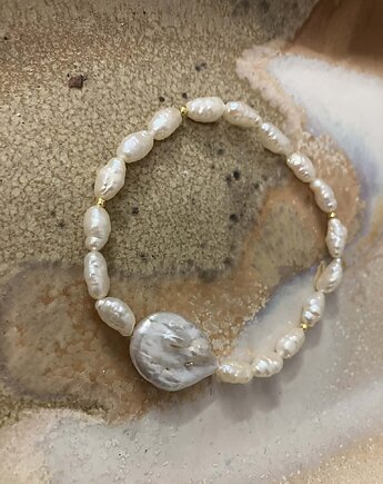 Bransoletka JULIE  Perły Naturalne Słodkowodne TOHO, STUDIO AURA