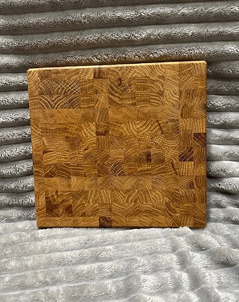Dębowa deska sztorcowa 31,5x29,5x4 cm, Drewnomaniak Oskar Piotrowski
