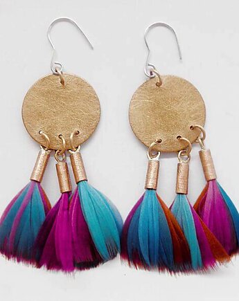 PIÓRKO kolczyki, Katarzyna Kaminska ART