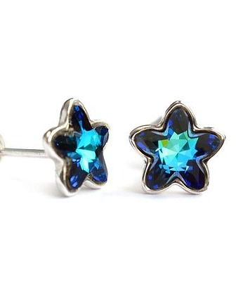 Kolczyki srebrne - rozgwiazdy, Marisella