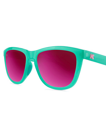 Turkusowe okulary przeciwsłoneczne Aquamarine Premiums, SunloversSunglasses