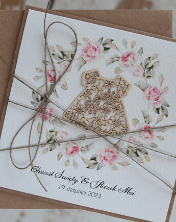 Kartka na chrzest i roczek jednocześnie z personalizacją, sorte