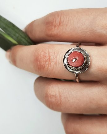 Pierścionek KORAL, ZIĘBA