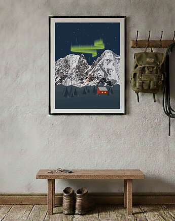 Plakat Zorza 30x40 cm, Droga wolna
