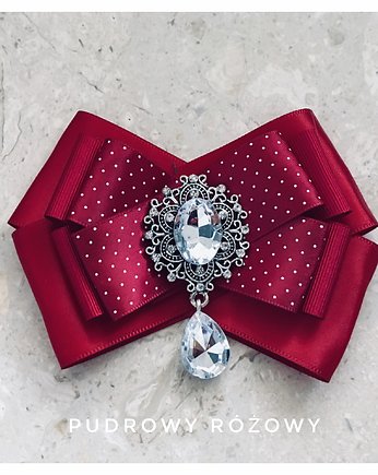 Brosza  Świąteczna NEW, Pudrowy Różowy