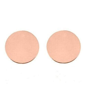 Złote kolczyki kółeczka z różowego złota, SOTHO